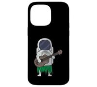 Custodia per iPhone 14 Pro Max Astronauta Spazio Esterno Ukulele Luau Carino Divertente Hawaii