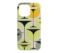 Custodia per iPhone 14 Pro Max Atomic - Martini ispirati agli anni Cinquanta, colore: grigio, lime, crema