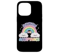 Custodia per iPhone 14 Pro Max Autism Pro Acceptance Rainbow con simbolo dell'infinito