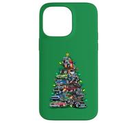Custodia per iPhone 14 Pro Max Auto Madness Albero di Natale! Classic Muscle Cars e Hotrods