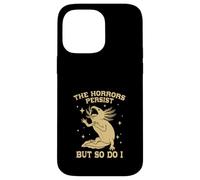 Custodia per iPhone 14 Pro Max Axolotl Divertente The Horrors Persist But So Do I