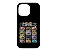 Custodia per iPhone 14 Pro Max Axolotls of The World Funny axolotl