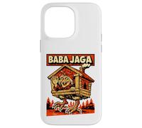 Custodia per iPhone 14 Pro Max Baba Jaga - Gambe di pollo della casa della foresta del folklore della strega slava