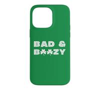 Custodia per iPhone 14 Pro Max Bad And Boozy St Patricks Day irlandese 3 Leaf Clover Shamrock