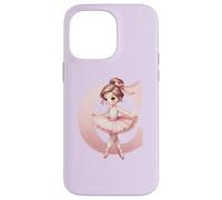 Custodia per iPhone 14 Pro Max Ballerina Ragazza Danza Nome Prima Lettera C Ragazza Tutu Ballet