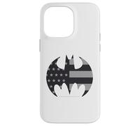 Custodia per iPhone 14 Pro Max Bandiera Batman Emblema US Union Gotham Night Icon tema