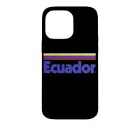 Custodia per iPhone 14 Pro Max Bandiera Ecuador retrò rosso