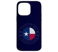 Custodia per iPhone 14 Pro Max Bandiera Texas This Is My Pride The Lone Star State Flag Art TX