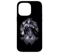 Custodia per iPhone 14 Pro Max Batman v Superman Wonder Woman Rainy Night
