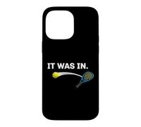 Custodia per iPhone 14 Pro Max Battuta Divertente Sul Padel - C'era Dentro - Citazione Sul
