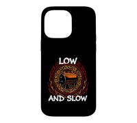Custodia per iPhone 14 Pro Max BBQ Pitmaster Low And Slow Offset Smoker Grilling