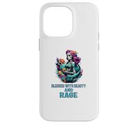 Custodia per iPhone 14 Pro Max Benedetto con bellezza e rabbia Sassy Sugar Skull Menopausa mamma