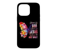Custodia per iPhone 14 Pro Max Benedetto da Dio Amato da Gesù Spirito Santo Cristo Farfalla