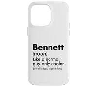 Custodia per iPhone 14 Pro Max Bennett Like A Normal Guy Only Cooler Legend King Nome