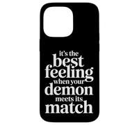 Custodia per iPhone 14 Pro Max Best Feeling When Your Demon Meets Its Match -