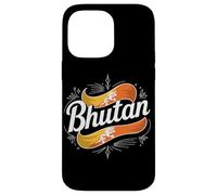 Custodia per iPhone 14 Pro Max Bhutan Dragon Flag Heritage National Travel