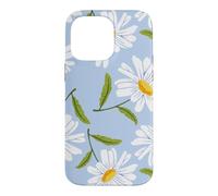 Custodia per iPhone 14 Pro Max Bianco Daisy Floral Pattern Primavera Fiore Giardino