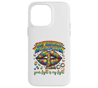 Custodia per iPhone 14 Pro Max Big Sisters Fight Too Autism Awareness Puzzle Labbra