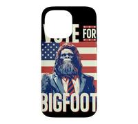 Custodia per iPhone 14 Pro Max Bigfoot for President Election Vote Sasquatch USA Flag 2024