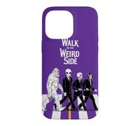 Custodia per iPhone 14 Pro Max Bigfoot - Scheletro alieno che attraversa la strada Strano Halloween
