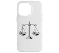 Custodia per iPhone 14 Pro Max Bilancia Bilancia segno zodiacale regalo legale giudice avvocato