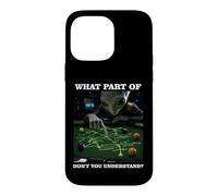 Custodia per iPhone 14 Pro Max Billiards Physics Alien Nerd Pool Player