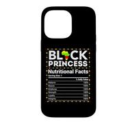 Custodia per iPhone 14 Pro Max Black History Month Africa Princess Valori nutrizionali Ragazze