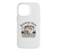 Custodia per iPhone 14 Pro Max Blackfoot River Montana Pesca a Mosca