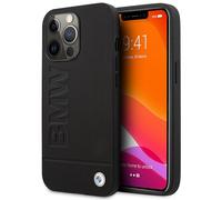 Custodia Per iPhone 14 Pro Max BMW MagSafe Compatibile In Vera Pelle Nera