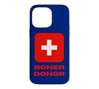 Custodia per iPhone 14 Pro Max Boner Donor Life Guard Cross Saving vite con umorismo