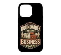 Custodia per iPhone 14 Pro Max Boundaries Are My Business Plan Umorismo limiti