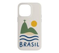 Custodia per iPhone 14 Pro Max Brasile Rio De Janeiro Cristo il Redentore Spiaggia Sole
