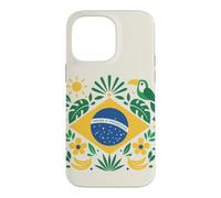 Custodia per iPhone 14 Pro Max Brasile Vacanze di carnevale tucano tropicale Brasile