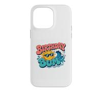 Custodia per iPhone 14 Pro Max Bum di compleanno | Retro Groovy Sun Ocean Beach Estate