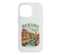 Custodia per iPhone 14 Pro Max Burano Italia Isola Colorata Venezia Viaggi Italiani