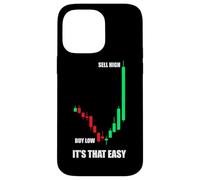 Custodia per iPhone 14 Pro Max Buy low sell high trader azioni mercato azionario Borsa