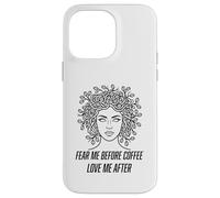 Custodia per iPhone 14 Pro Max Caffè Gorgone Capelli Mitologia Greca Caffeina Umorismo Per Le Donne