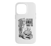 Custodia per iPhone 14 Pro Max Caffeina Drip Human Brain Coffee Lover Mai Stato Più Sveglio