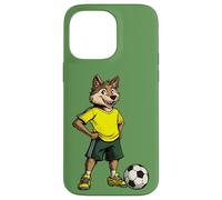 Custodia per iPhone 14 Pro Max Calciatore Wolf
