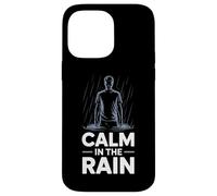 Custodia per iPhone 14 Pro Max Calm In The Rain Amante Pioggia Accogliente