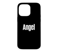 Custodia per iPhone 14 Pro Max Camicia con scritta "That Says Angel", design che dice angelo