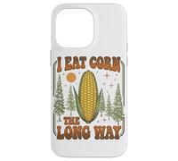 Custodia per iPhone 14 Pro Max Camicia imbarazzante divertente inappropriato mangiare mais lungo la strada