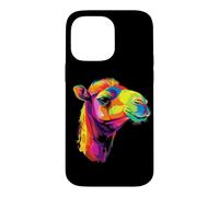 Custodia per iPhone 14 Pro Max Cammello Dromedario Bactriano Safari nel Deserto Cammello