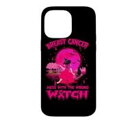 Custodia per iPhone 14 Pro Max Cancro al seno pasticcio con la strega sbagliata personalizzata
