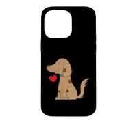 Custodia per iPhone 14 Pro Max Cane con cuore