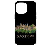 Custodia per iPhone 14 Pro Max Carcassonne Francia viaggio souvenir città punto di riferimento regalo