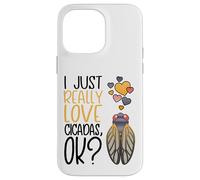 Custodia per iPhone 14 Pro Max Carino Cicada Amante Mi piace davvero le cicale