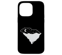 Custodia per iPhone 14 Pro Max Carolina del sud, mappa, con, orizzonte,