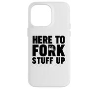 Custodia per iPhone 14 Pro Max Carrello elevatore qui per la roba della forcella Up