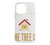Custodia per iPhone 14 Pro Max Casa è dove l'albero è Natale